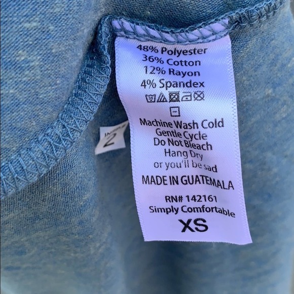 NWT Lularoe Blue Nicole Day Dress XS - Picture 3 of 9